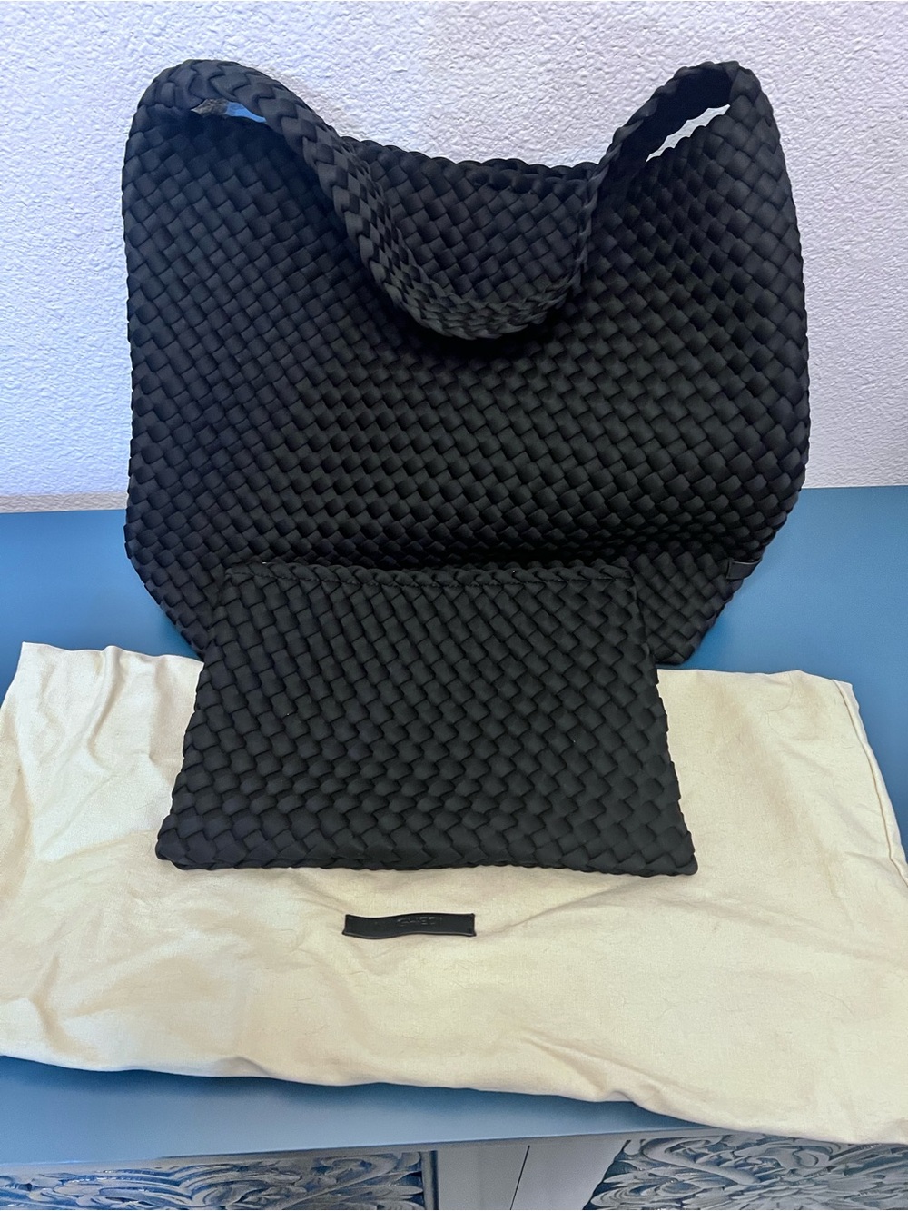 Naghedi Woven Hobo bag